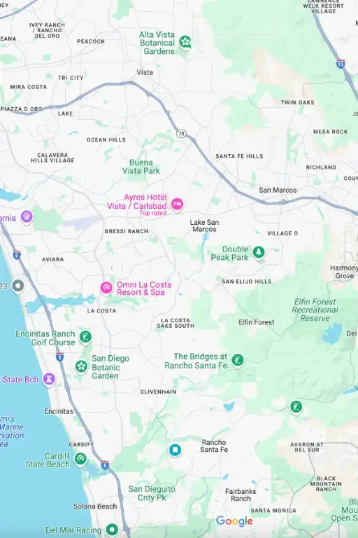San Diego Metro Service Area